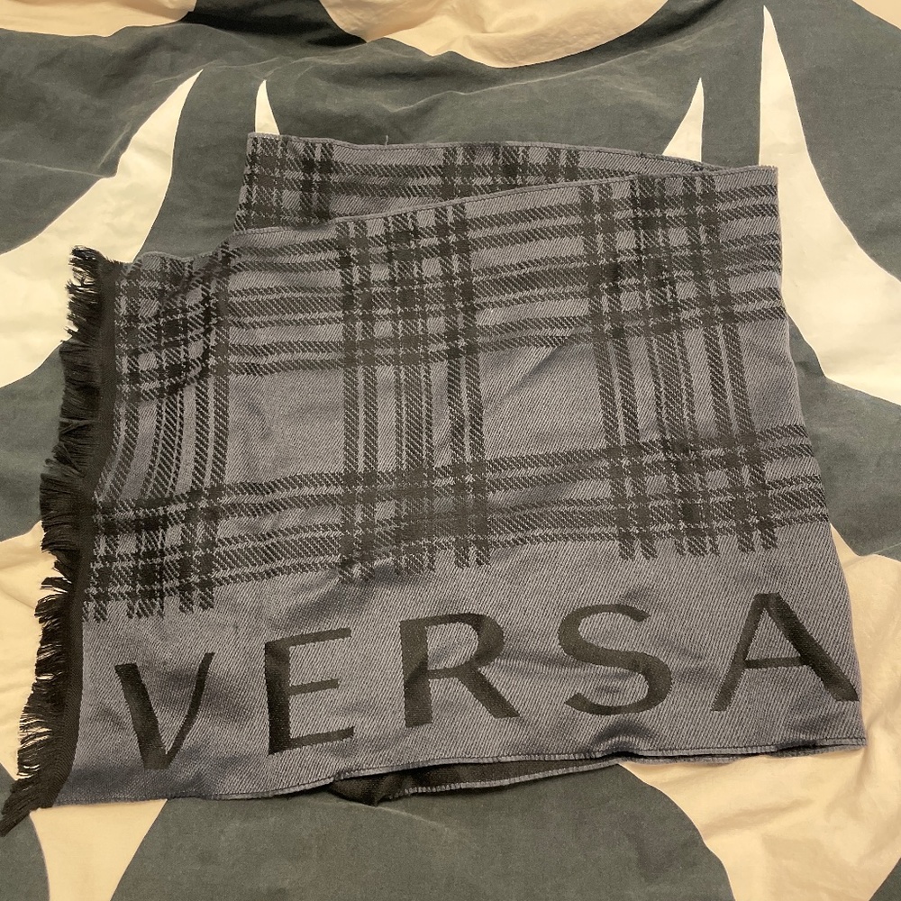 Versace collection plaid scarf